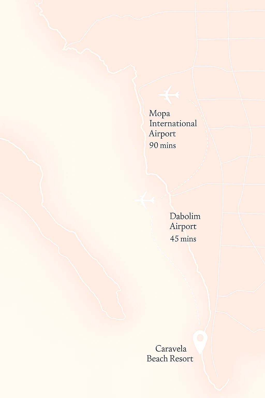 Goa Airport Map
